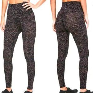 Lululemon Full Length Align Pants in Lacescape Spanish Rose Size 6